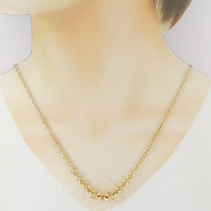 Saint Laurent Graduated Chain Necklace — view 5