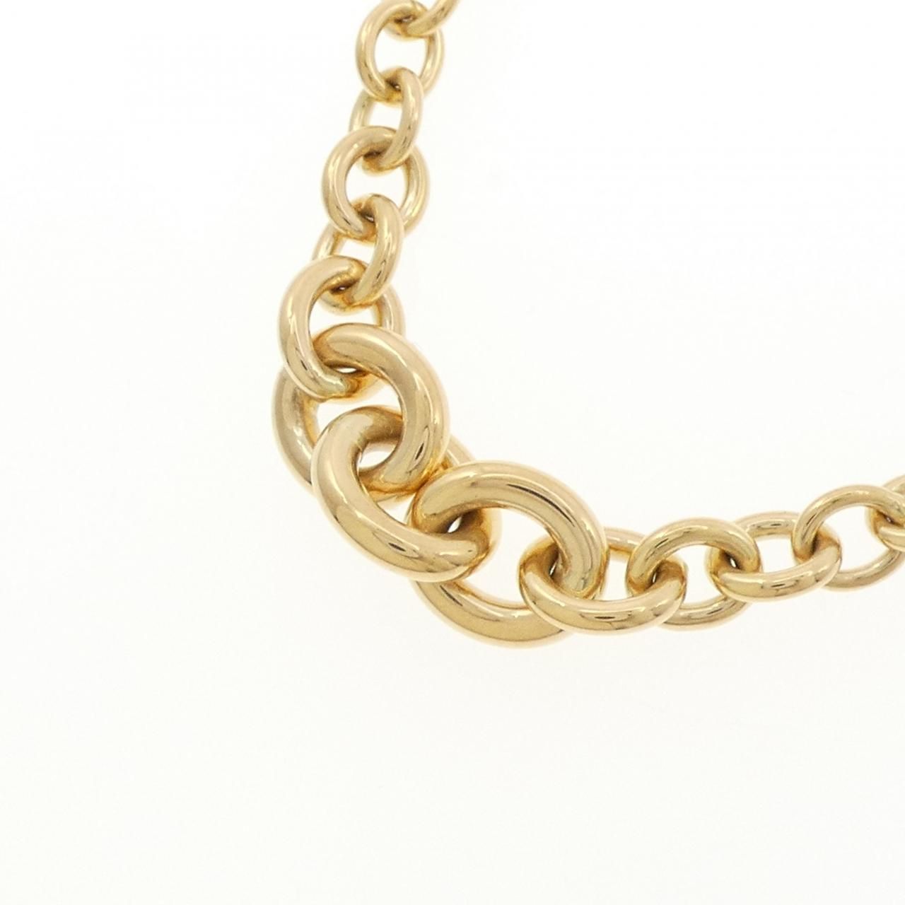 Saint Laurent Graduated Chain Necklace — view 3