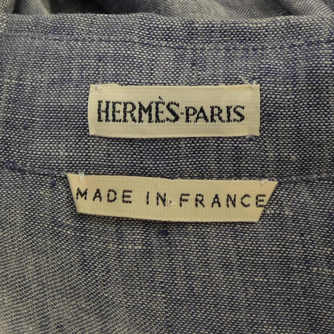 Hermes Val-'s Shirt Navy — view 4