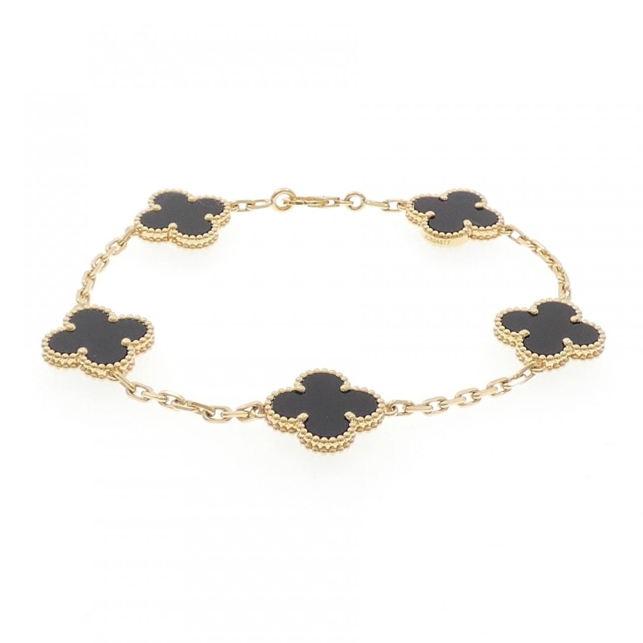 Van Cleef & Arpels Vintage Alhambra 5 Motif Bracelet — view 2