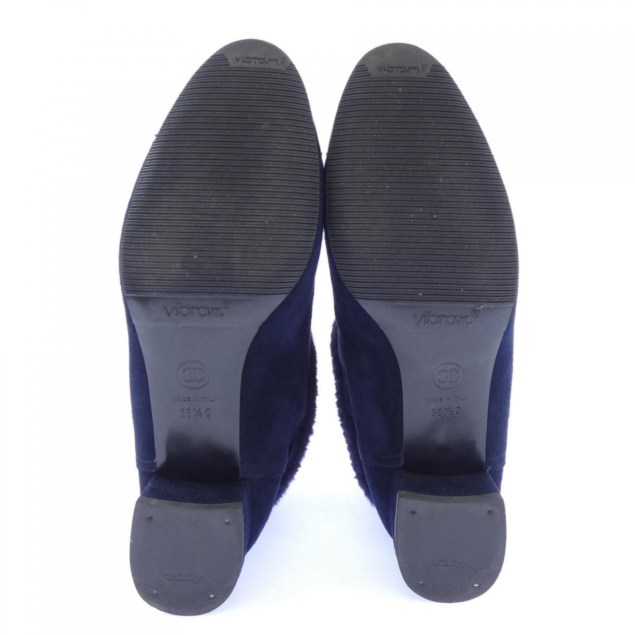 Chanel Boots Navy — view 4