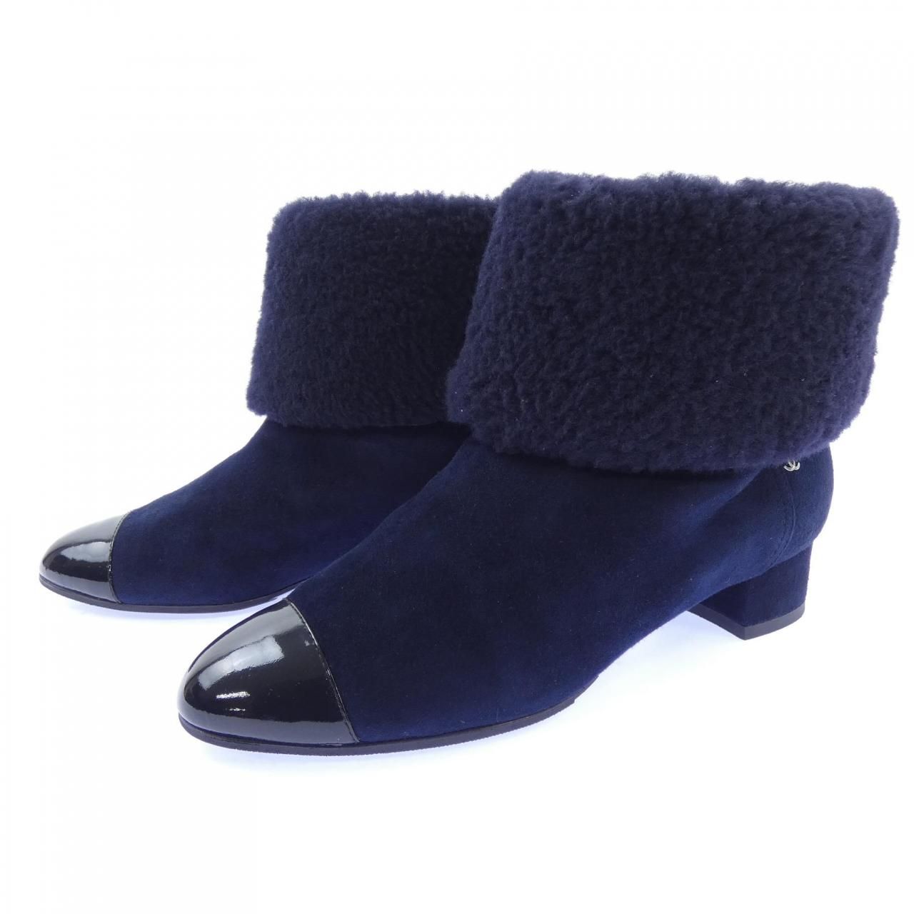 Chanel Boots Navy — view 3