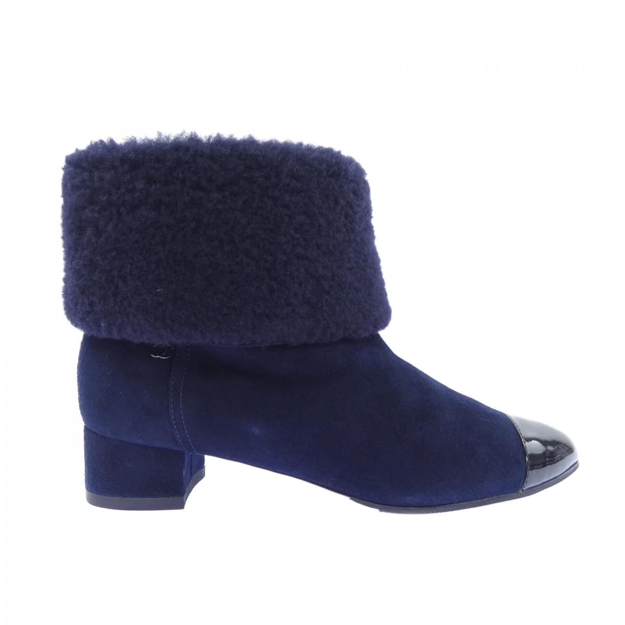 Chanel Boots Navy