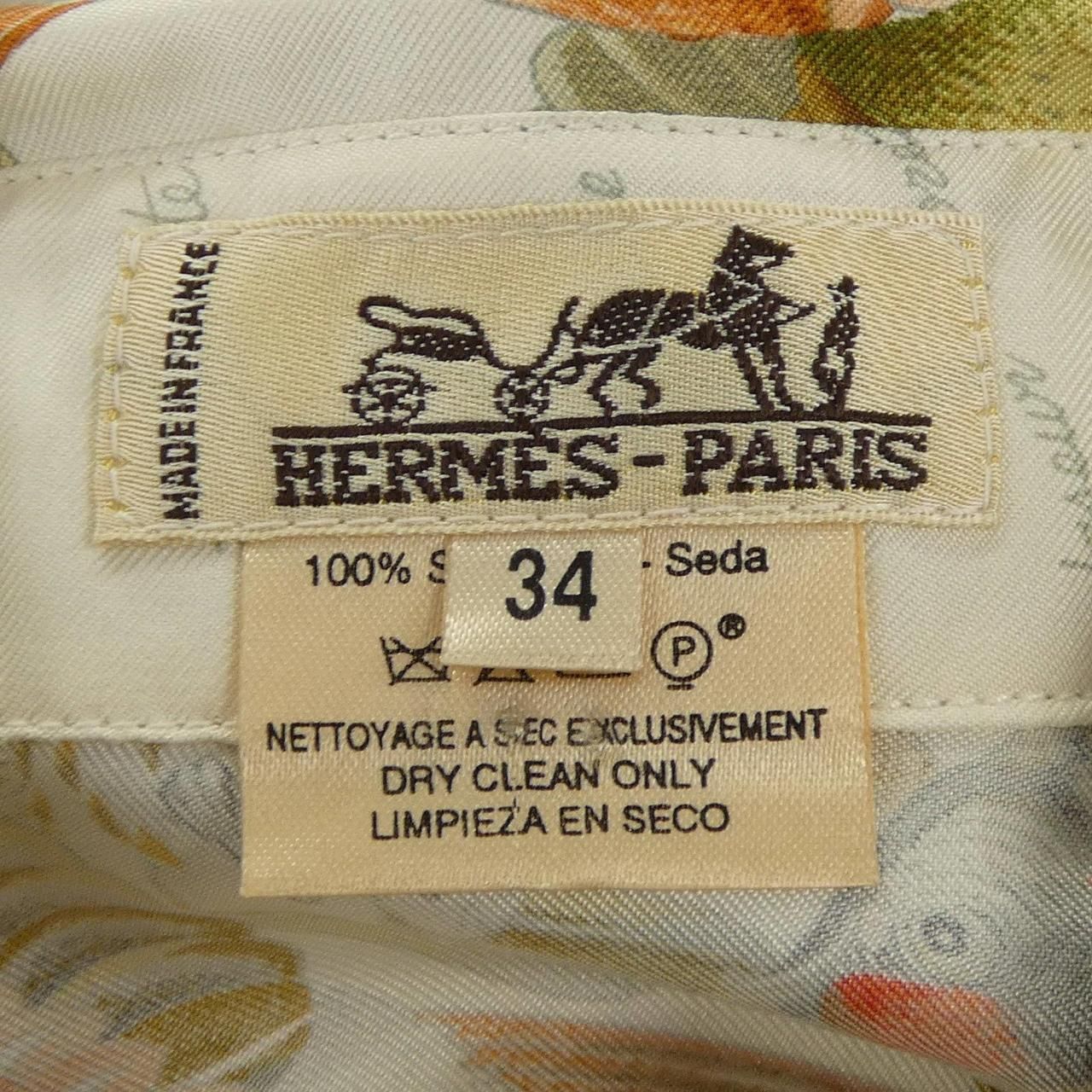 Hermes Vintage Lintrus Twill Lane Shirt — view 4