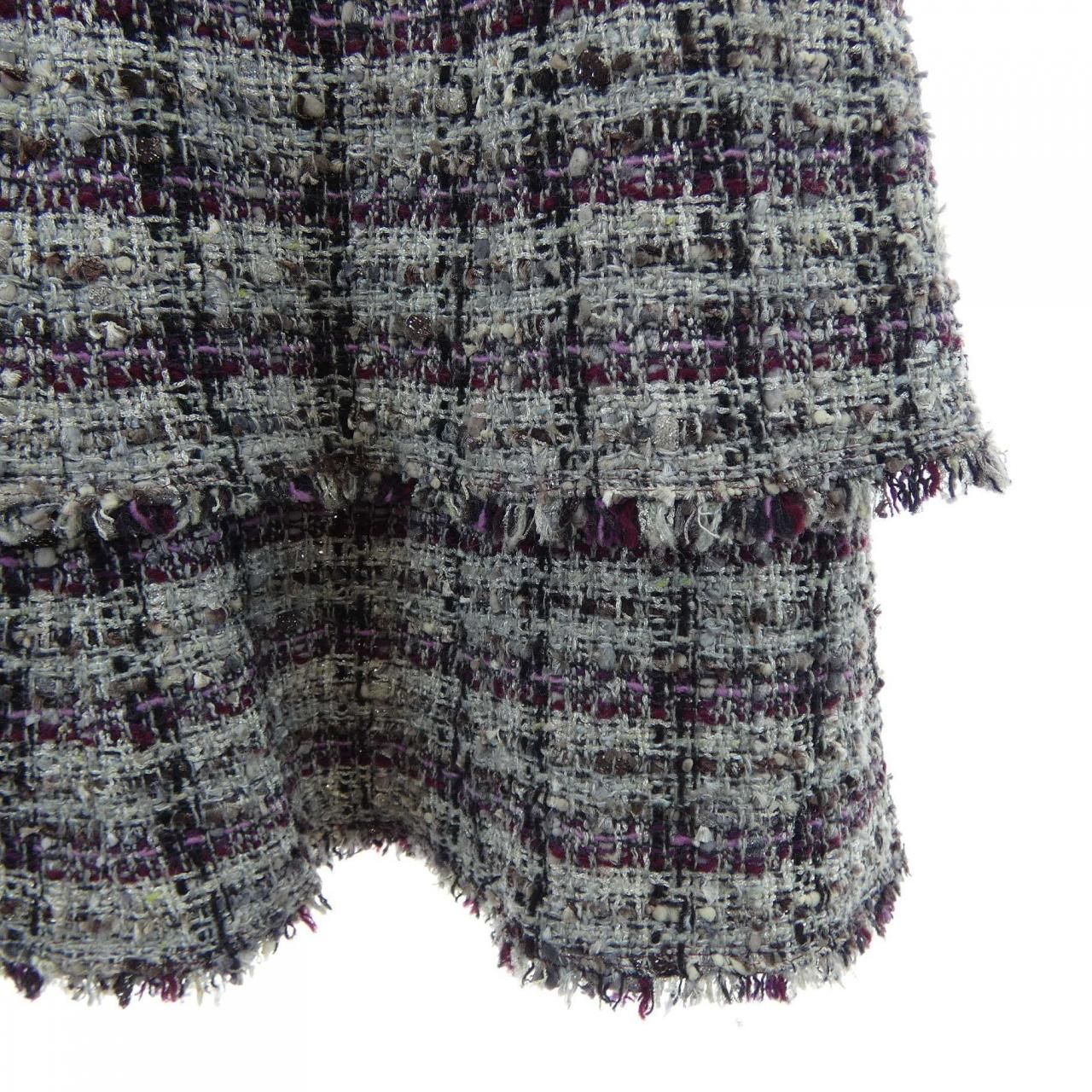 Chanel Vintage Skirt Gray — view 6