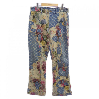 Louis Vuitton Destroyed Carpenter Bell Bottom Denim Jeans