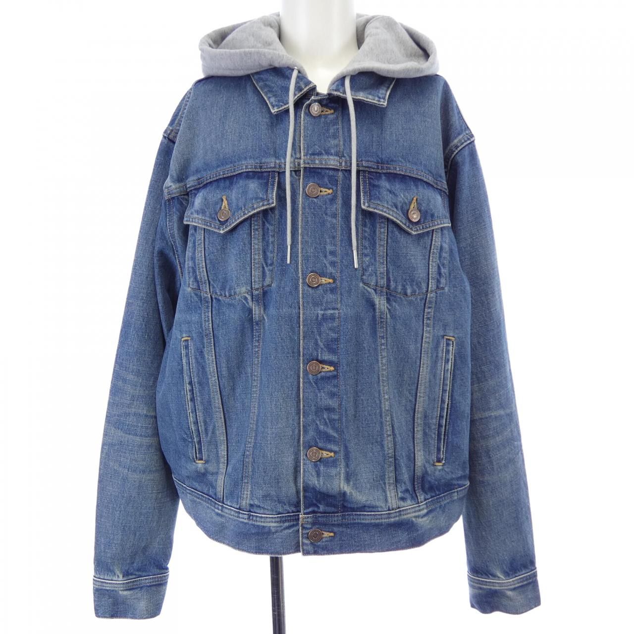 Celine Hooded Trucker Jacket Denim