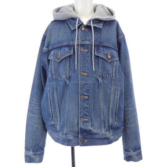 Celine Hooded Trucker Jacket Denim