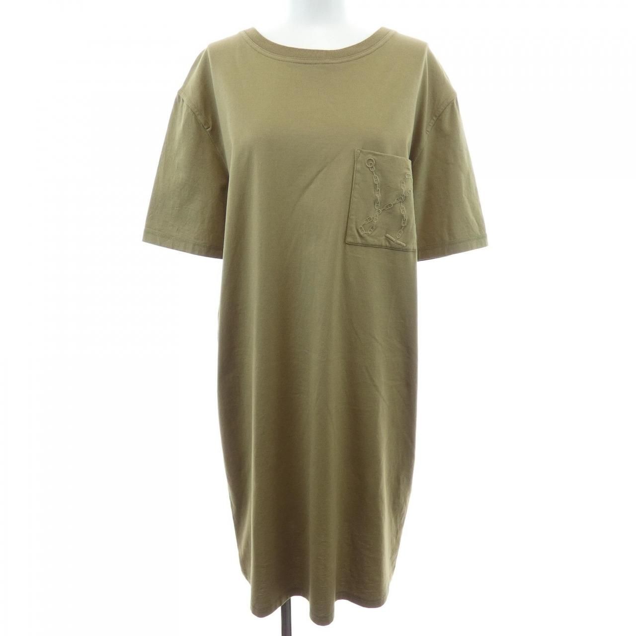 Hermes Chaine D'ancre Cut Dress
