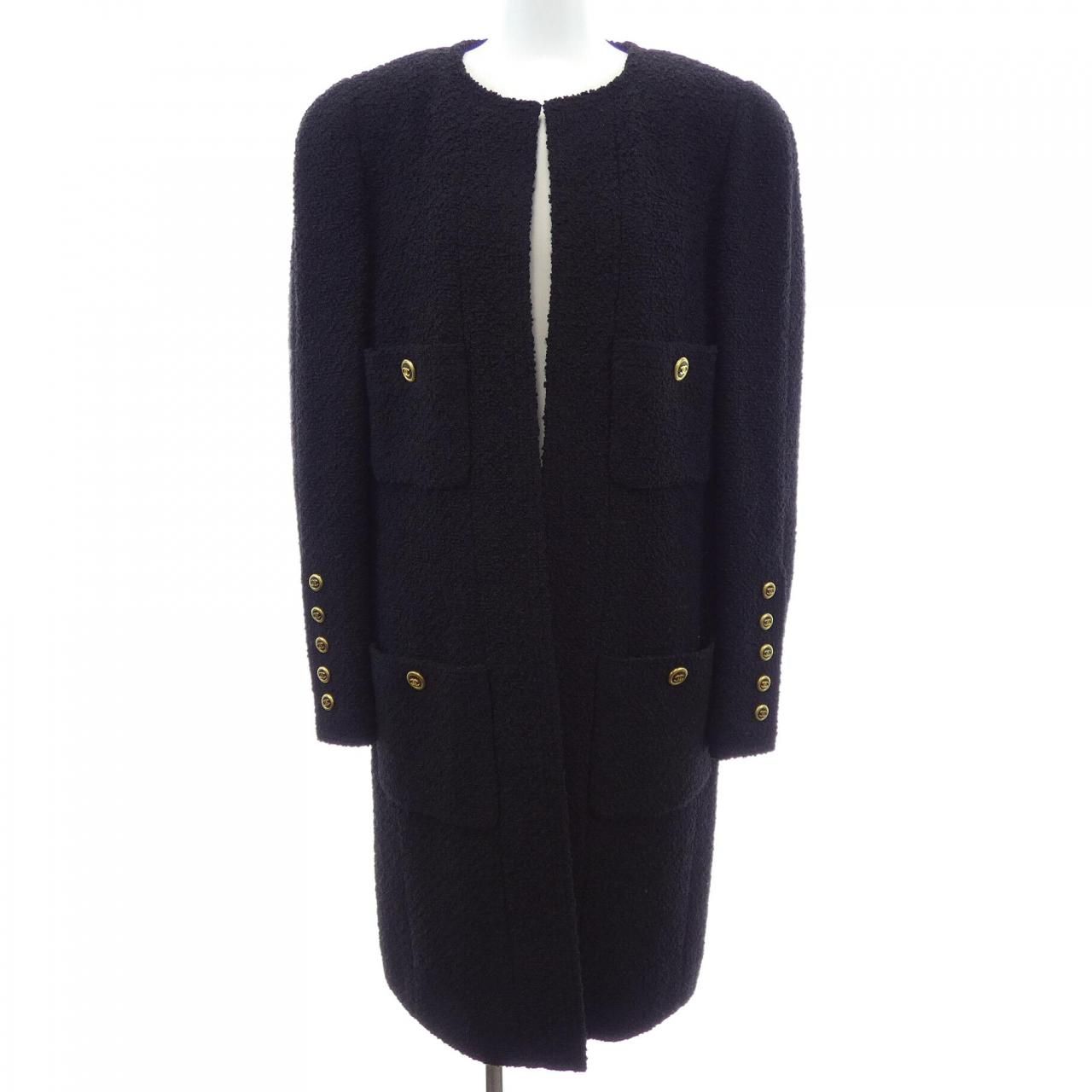 Chanel Vintage Coat Black