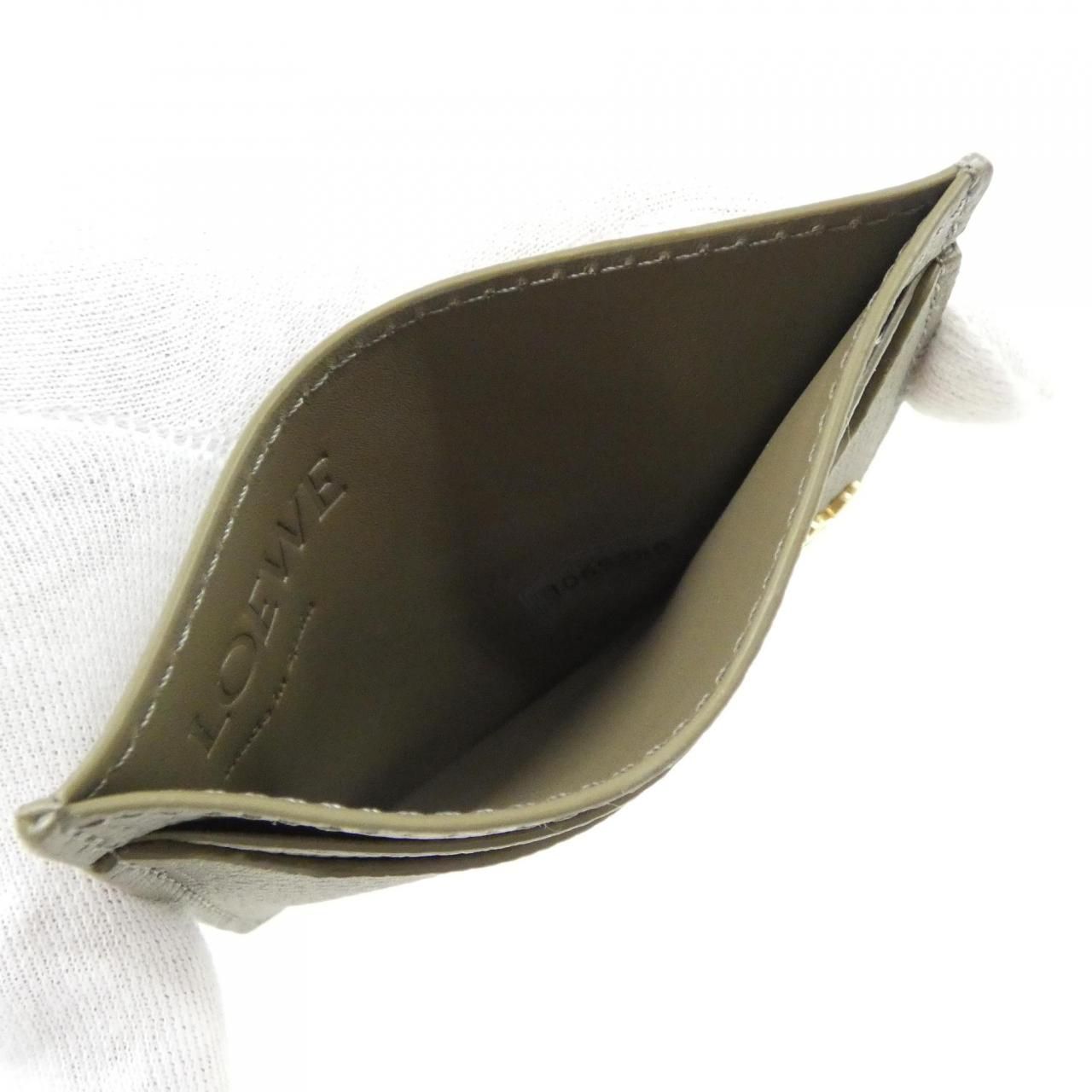 Loewe Card Case Card Holders Beige — view 4