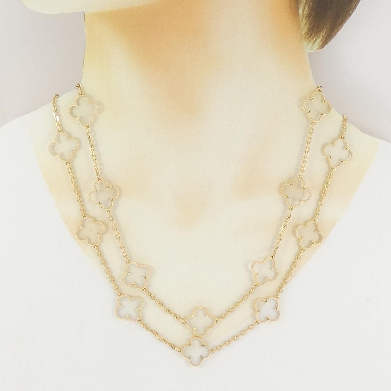 Van Cleef & Arpels Alhambra 20 Motif Necklace — view 6