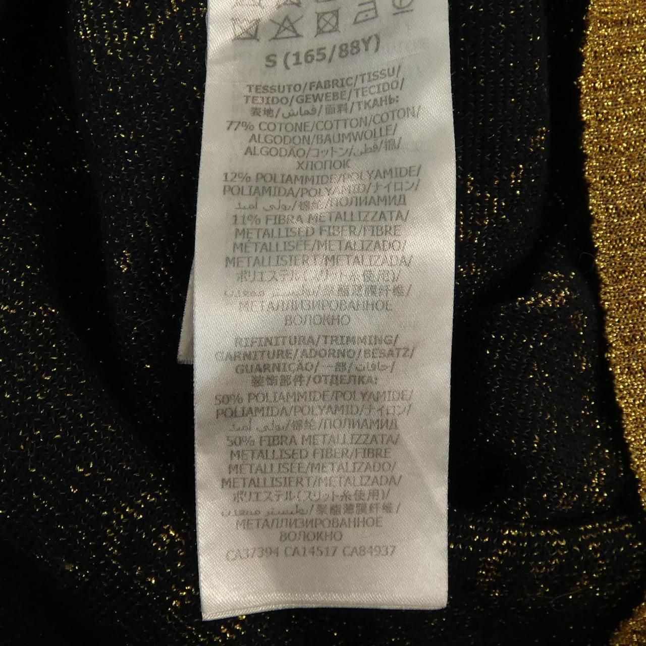 Gucci GG Cotton Lame Fabric Top Knit Sweater — view 3