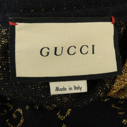 Gucci GG Cotton Lame Fabric Top Knit Sweater — view 4