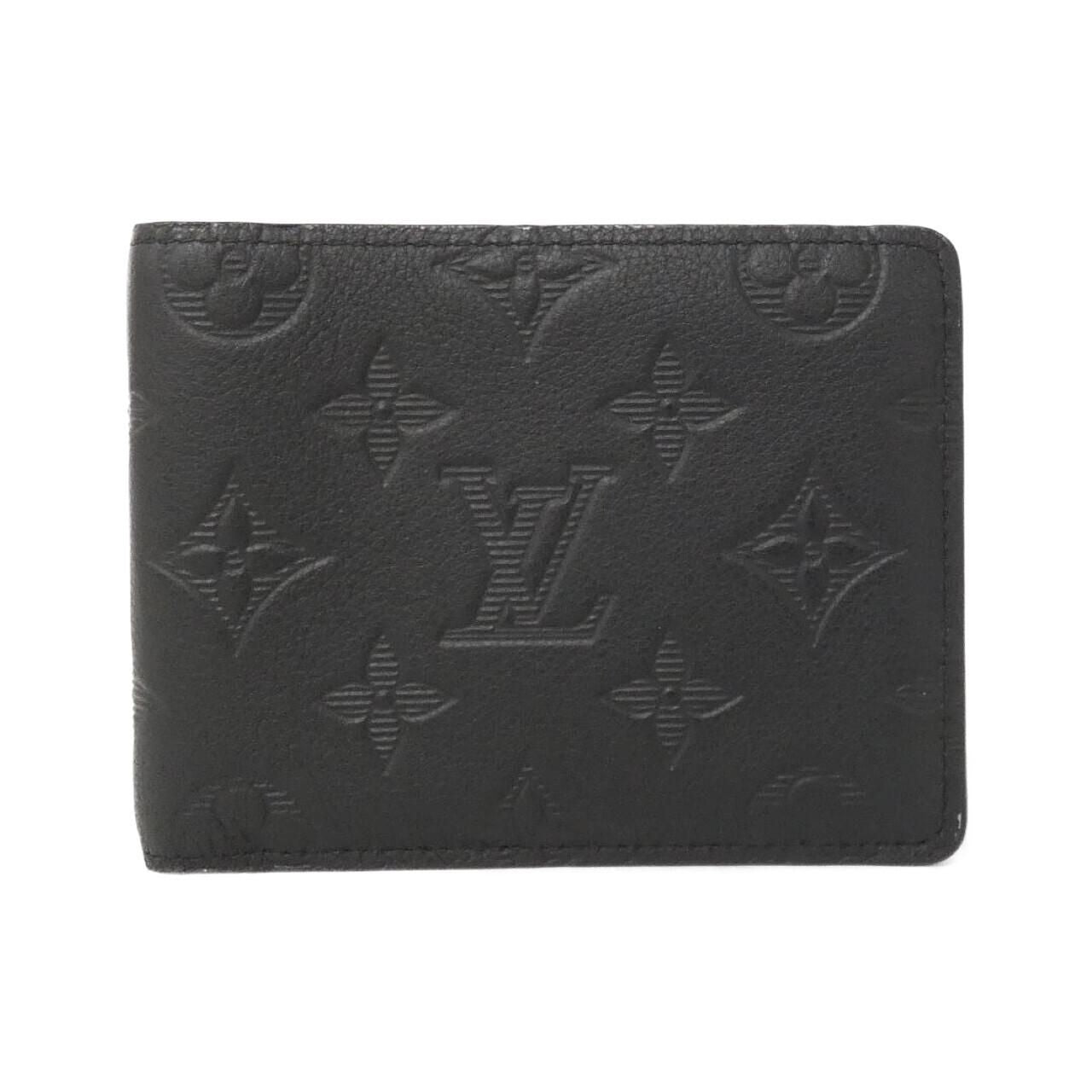 Louis Vuitton Monogram Shadow Portefeuille Multiple Billfold Wallet