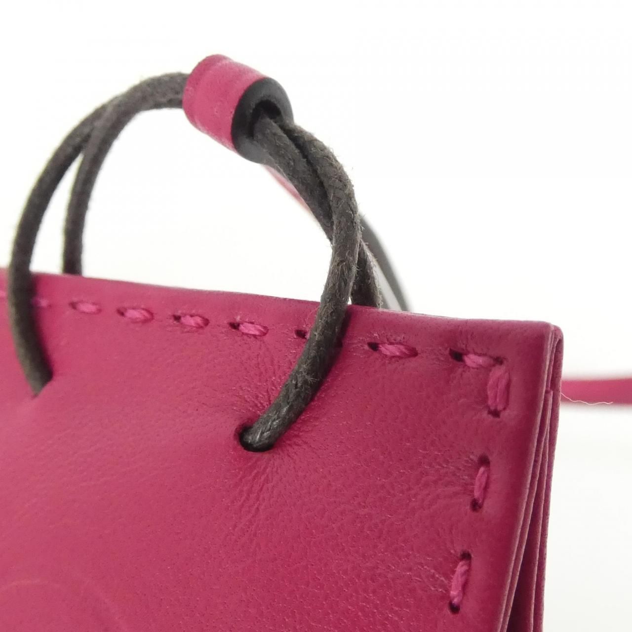 Hermes Sac Orange Bag Charm — view 3