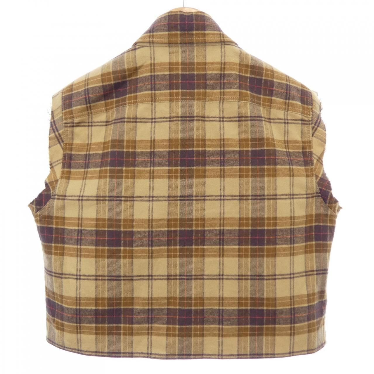 Gucci Zaebp Vest Brown — view 2