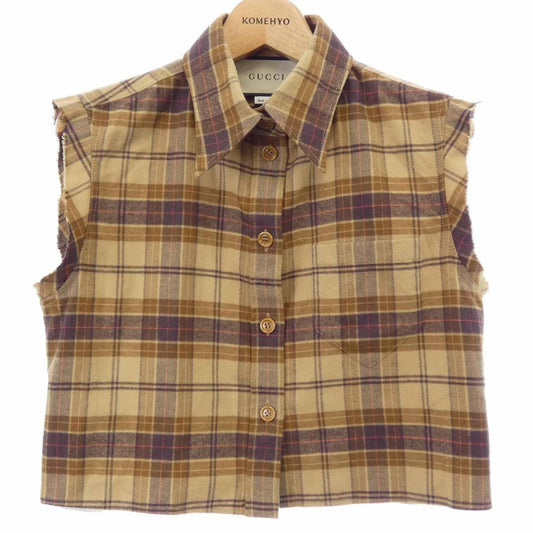 Gucci Zaebp Vest Brown
