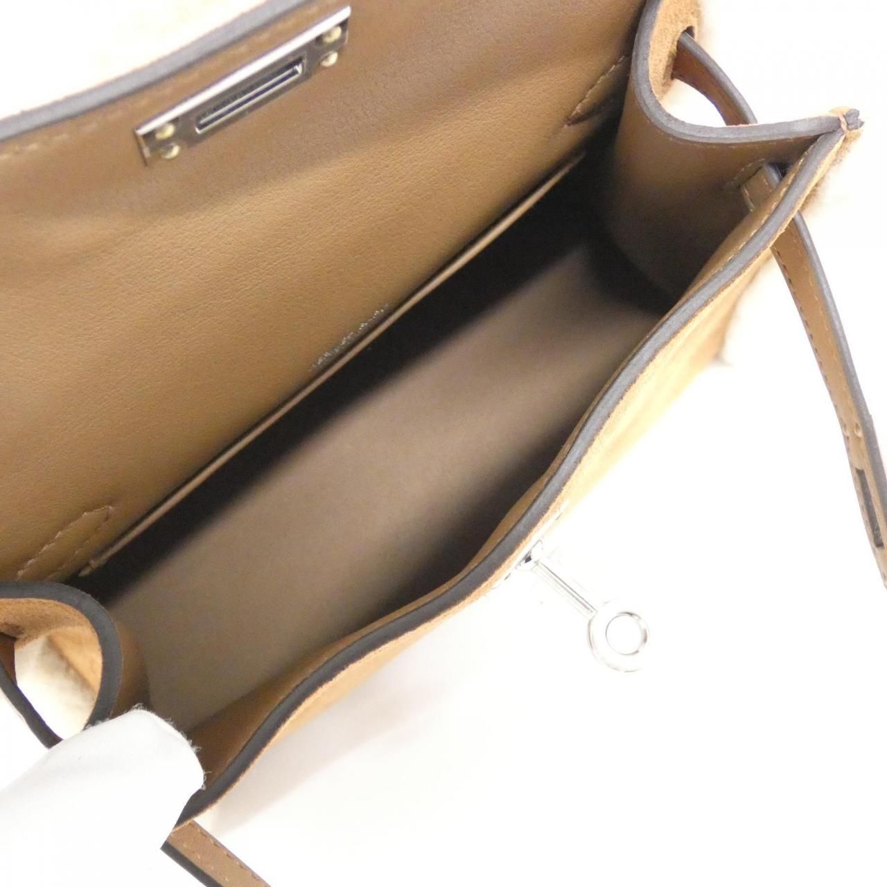 Hermes Mini Kelly Plush Bag — view 5