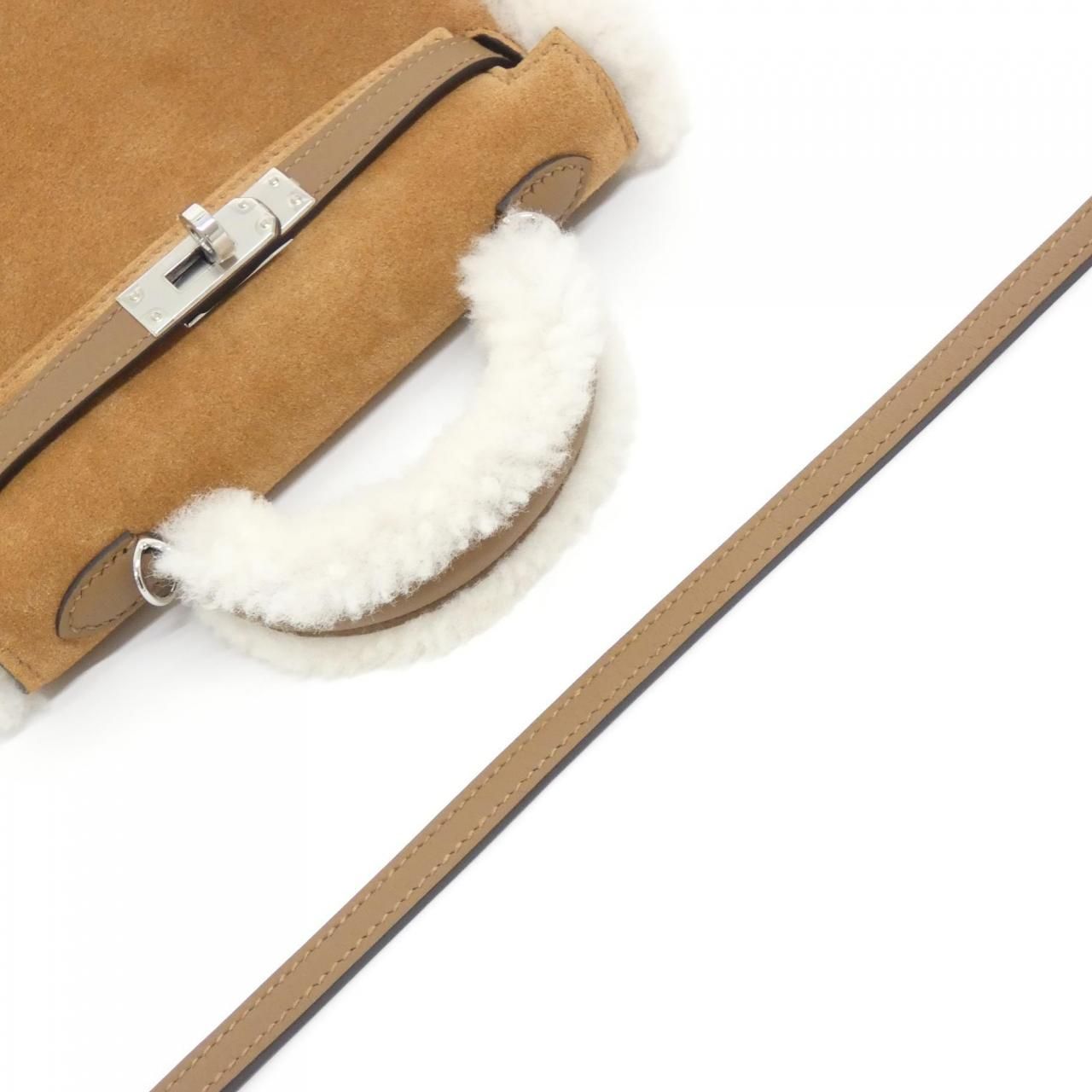 Hermes Mini Kelly Plush Bag — view 4