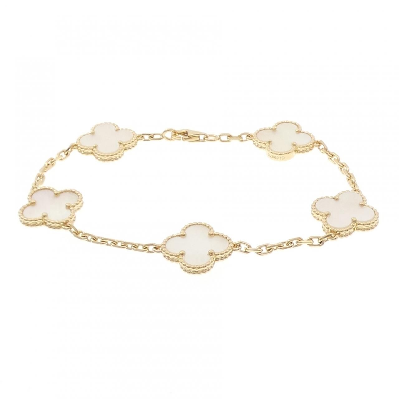 Van Cleef & Arpels Vintage Alhambra 5 Motif Bracelet — view 2