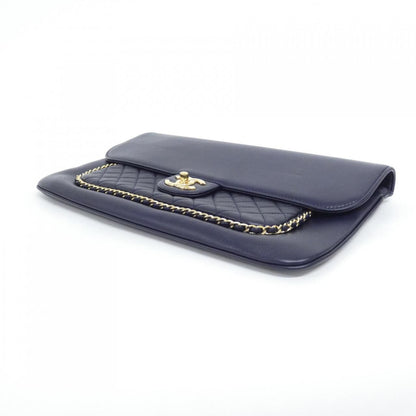 Chanel Bag Handbag Navy — view 3