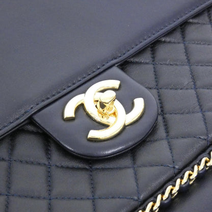 Chanel Bag Handbag Navy — view 7
