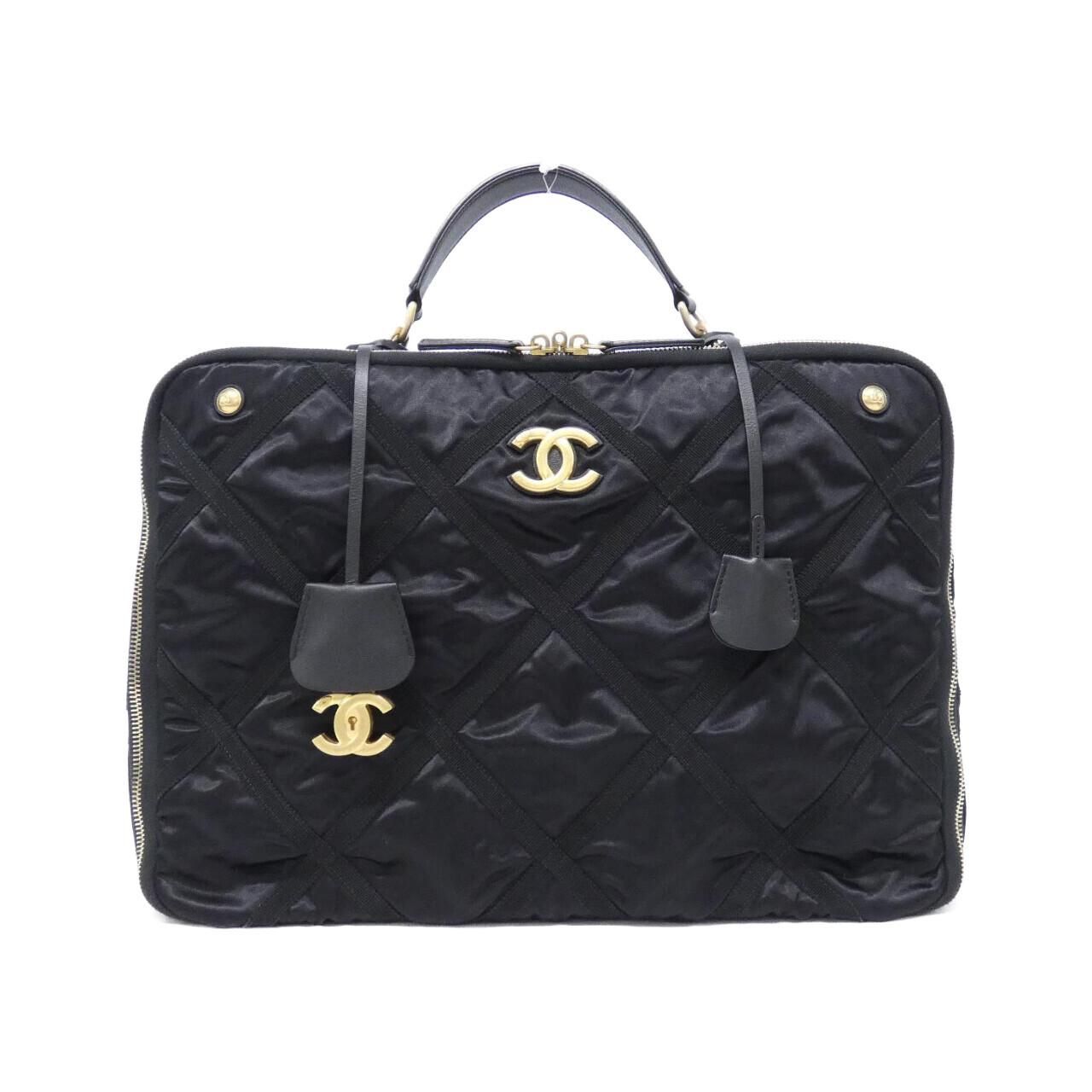 Chanel Boston Bag Travel Bags Black
