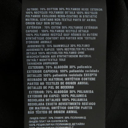 Prada Cotton Fleece Re-Nylon Hoodie Triangle Logo — view 3