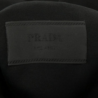 Prada Cotton Fleece Re-Nylon Hoodie Triangle Logo — view 4