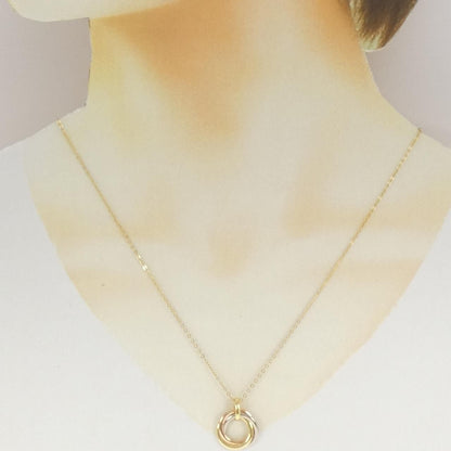 Cartier Trinity Necklace Gold — view 5