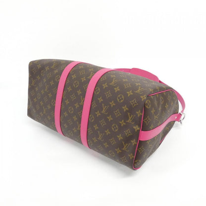 Louis Vuitton Monogram Macassar Keepall Bandouliere 45 cm Boston — view 2