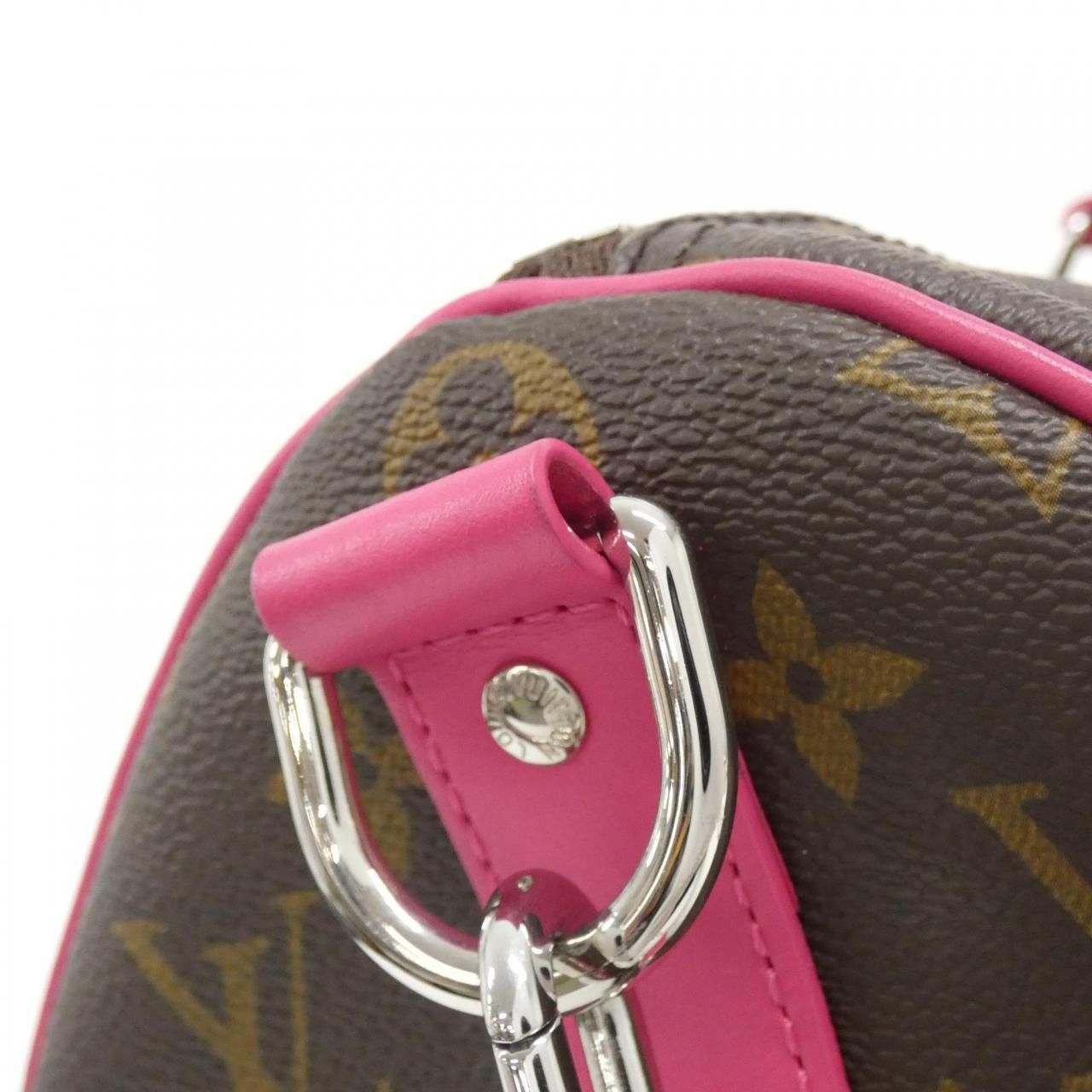 Louis Vuitton Monogram Macassar Keepall Bandouliere 45 cm Boston — view 3