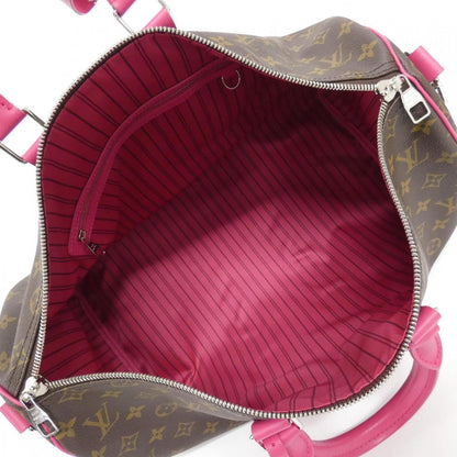Louis Vuitton Monogram Macassar Keepall Bandouliere 45 cm Boston — view 7
