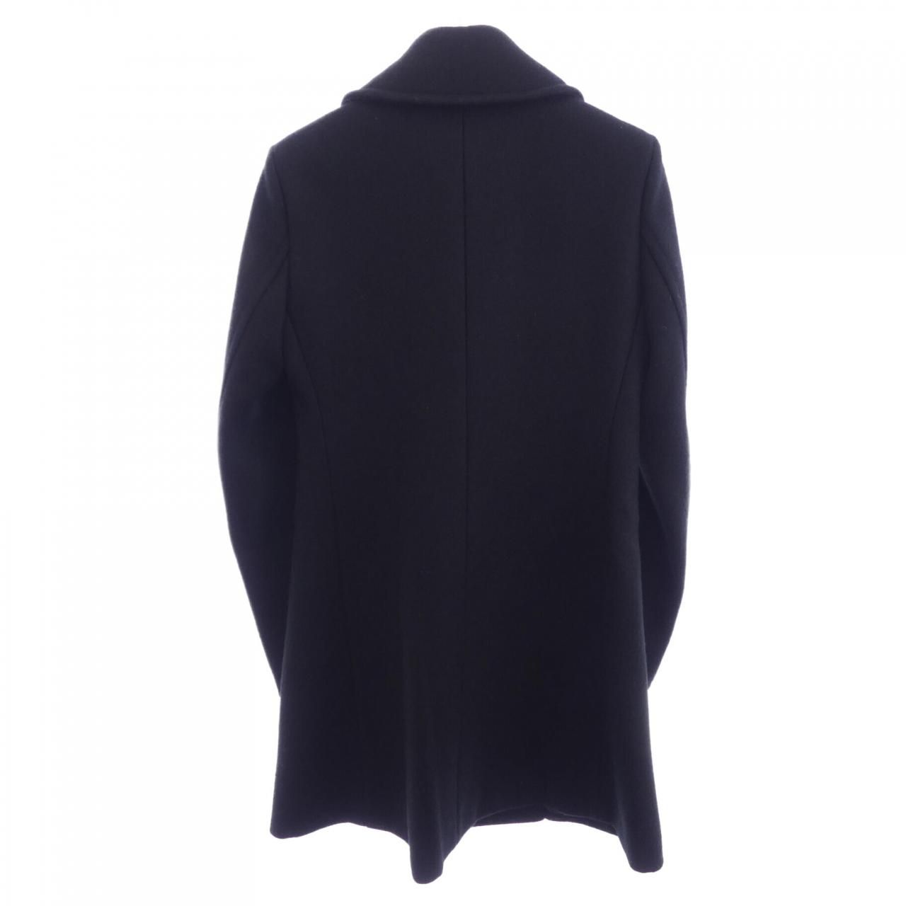 Saint Laurent Coat Black — view 2