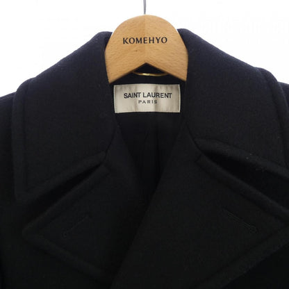 Saint Laurent Coat Black — view 5