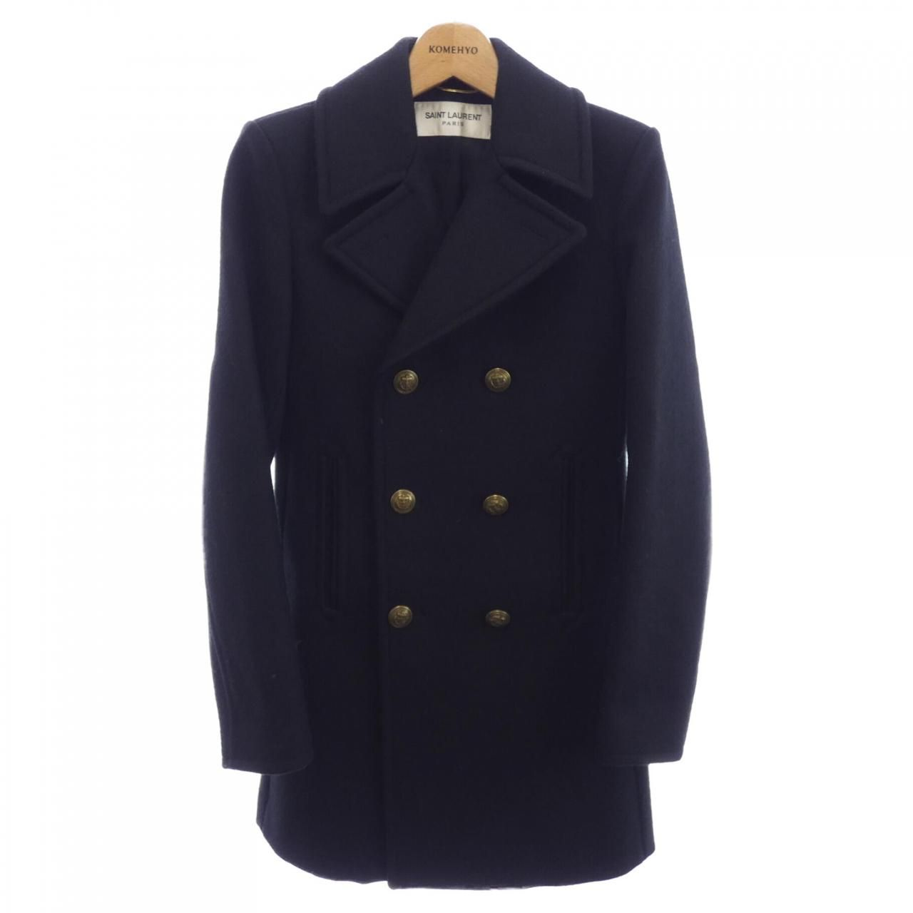 Saint Laurent Coat Black