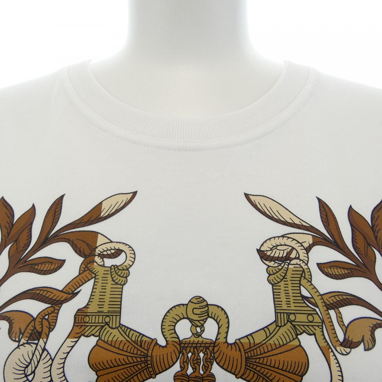 Hermes Cartouche Della Cavalleria Cut Dress — view 5