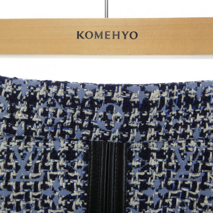 Louis Vuitton Leather Accent Monogram Skirt — view 6