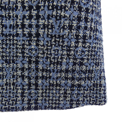 Louis Vuitton Leather Accent Monogram Skirt — view 7