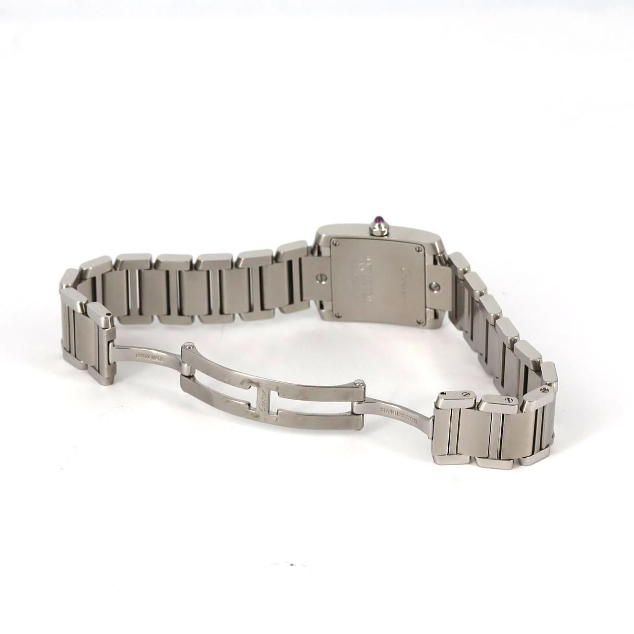 Cartier Tank Francaise SM SS Quartz Watch — view 7