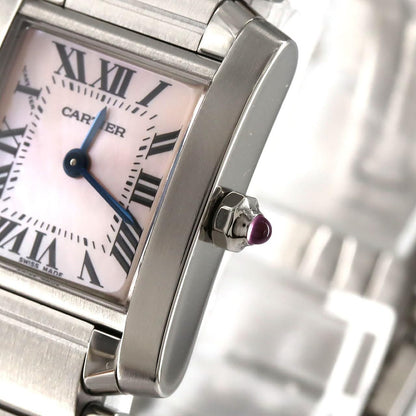 Cartier Tank Francaise SM SS Quartz Watch — view 4