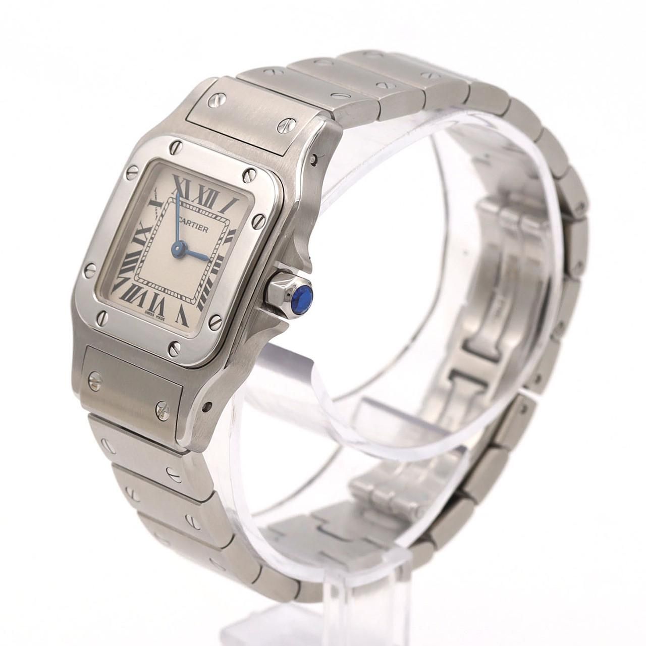 Cartier Santos Galbe SM SS Quartz Watch — view 2