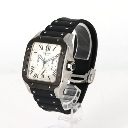 Cartier Santos Chronograph XL SS Automatic Winding Watch — view 2