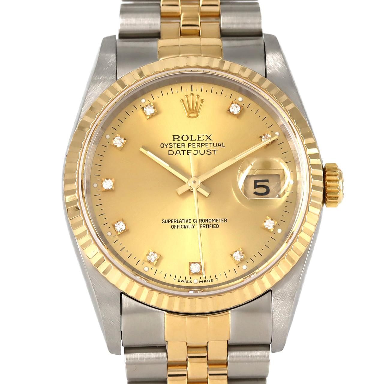 Rolex Datejust Automatic Winding Number Watch