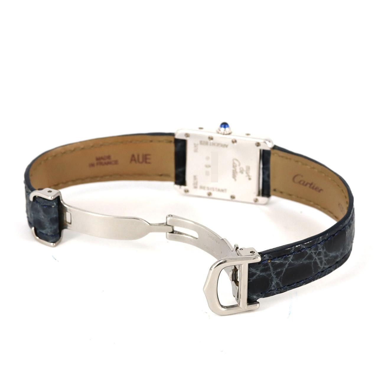 Cartier Must Tank SM Silver Quartz Watch — view 7