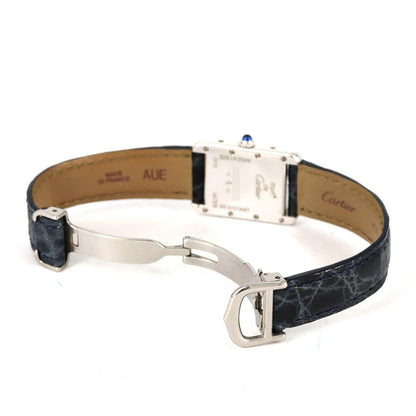 Cartier Must Tank SM Silver Quartz Watch — view 7