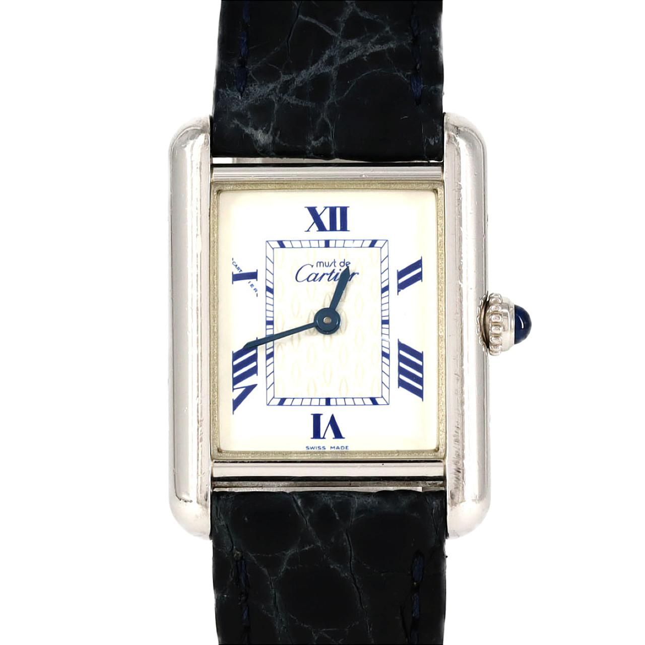 Cartier Must Tank SM Silver Quartz Watch