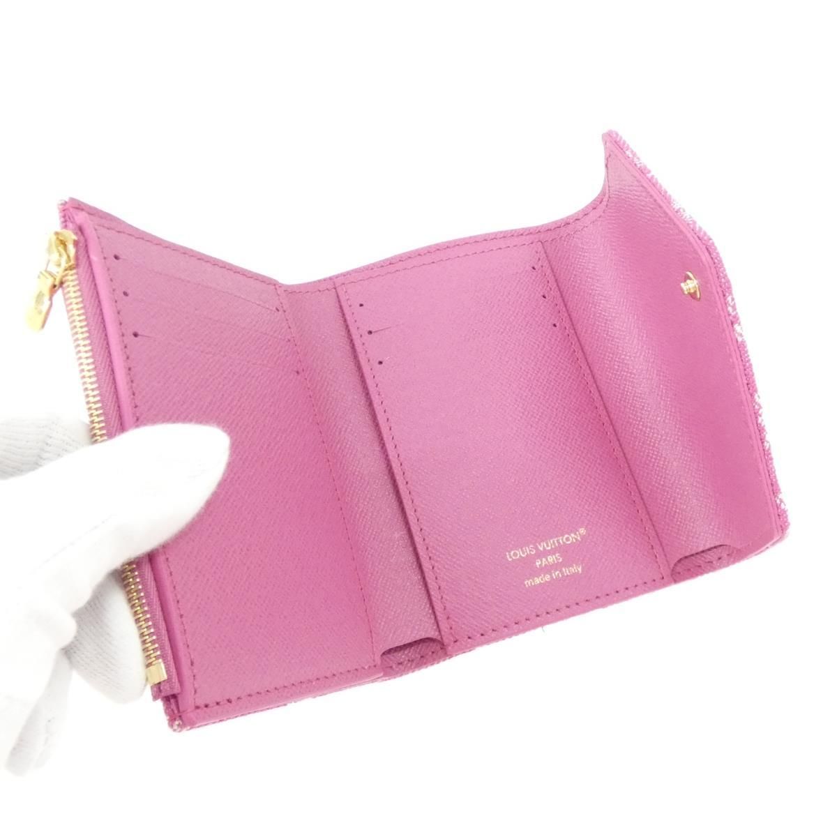Louis Vuitton Monogram Denim Portefeuille Victorine Wallet — view 4