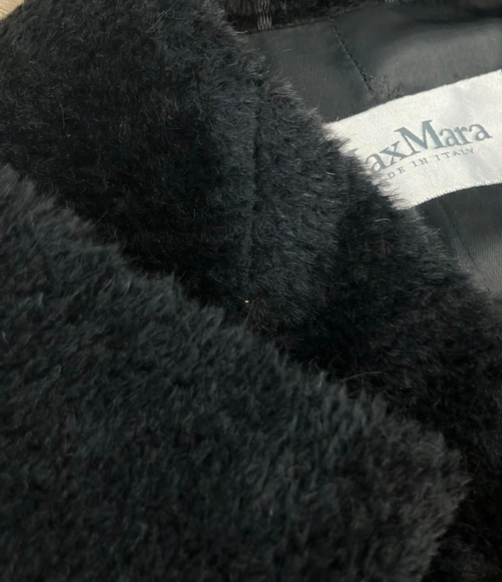 Max Mara Coat Oversize Double Breasted Alpaca Egg Line Long Teddy Bear Icon — view 7